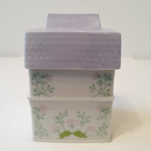 1989 Lenox Porcelain Spice Village CORIANDER Spice Jar Cottage House - Picture 9 of 12